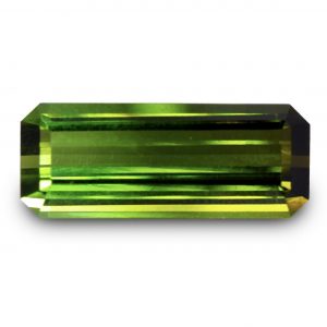 African Tourmaline - Bi-Colour(Light Green/Dark Green) - Rectangle - 3.73 Carats