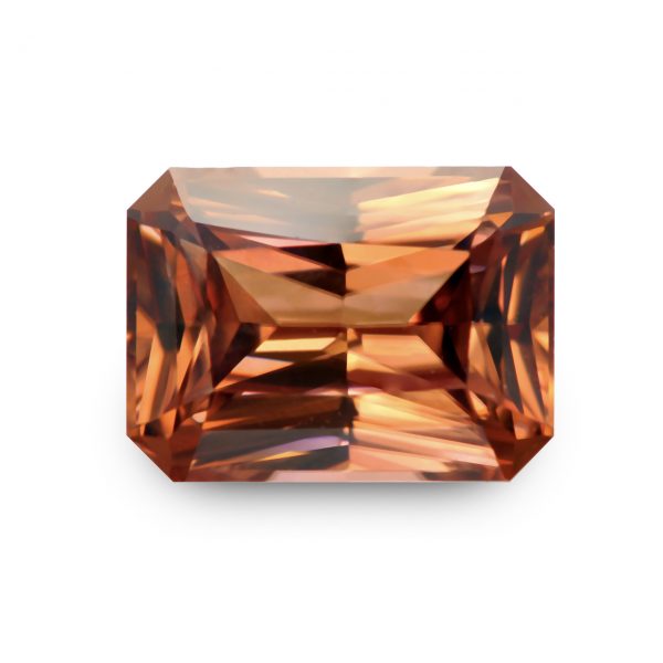 Ceylon Zircon – Pinkish Orange – Rectangle – 3.65 Carats
