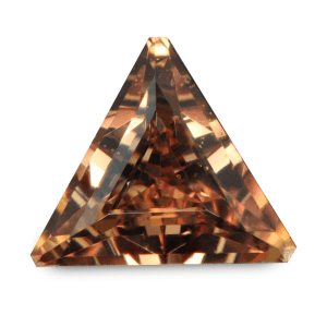 Madagascan Sapphire - Brownish Orange - Triangle - 0.35 Carats