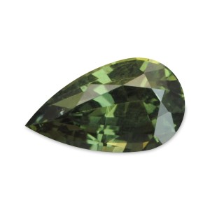 Madagascan Sapphire - Olive Green - Pear - 0.94 Carats