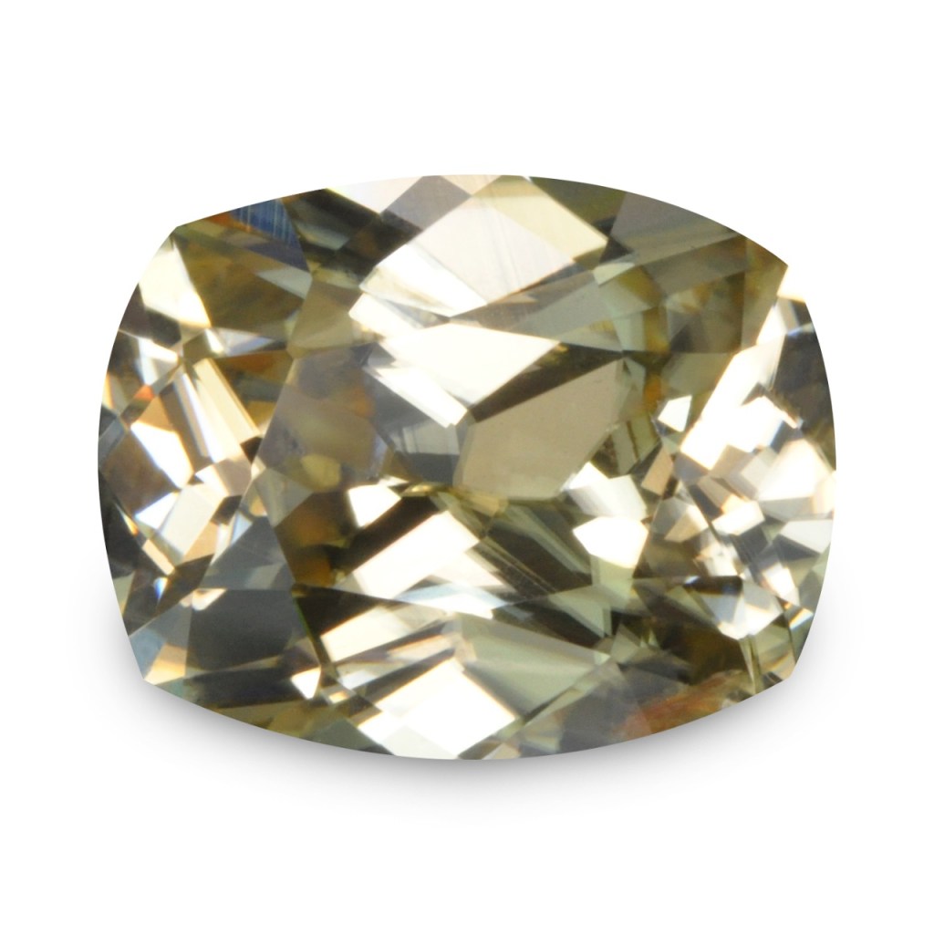 African Zircon – Pastel Yellow – Rectangular Cushion – 2.00 Carats