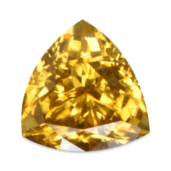 African Zircon – Golden Yellow – Trilliant – 1.57 Carats