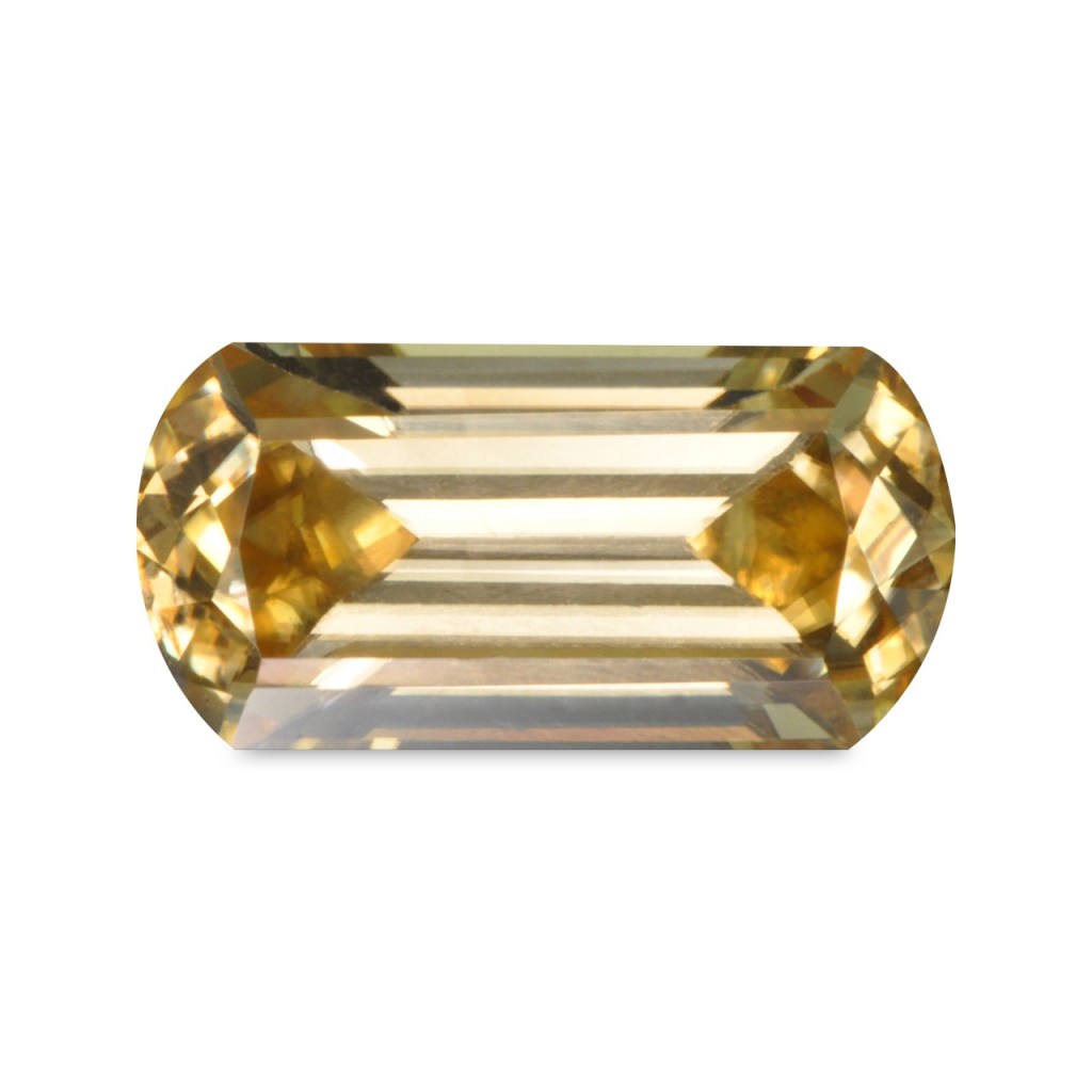 African Zircon – Light Yellow – Modified Emerald – 1.73 Carats